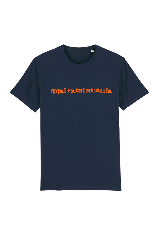 Children's t-shirt with Future Prime Minister printed on the chest.